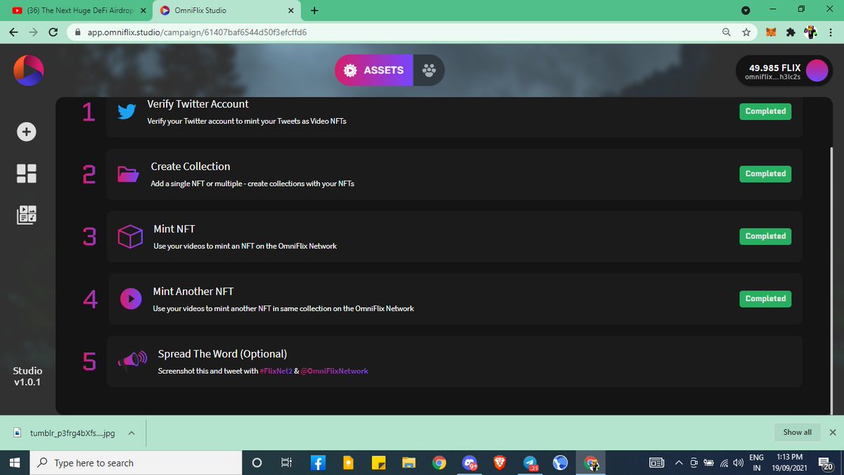 zkzk07's tweet image. FirstMint Omniflix , Capturing moments into an NFT

 #FlixNet2  @OmniFlixNetwork