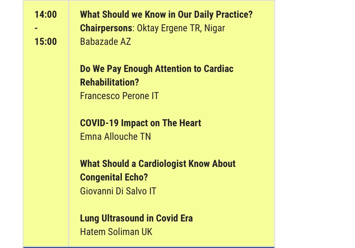 Don’t miss 🔥 sessions. Joint session with ACVC — when we should make fast decision? #IYAC2021 #ACVC @dr_maghraby @KemalogluOz @iamritu @HanCardiomd @JSabatino86 @PeroneFrancesco @drmilicaa @iyacpeople @drnijad @BirkhoelzerS @hatemsoliman @JGrapsa @alessia_gimelli