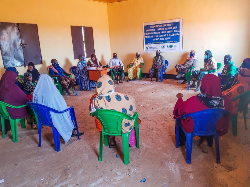 This week, <a href="/NoFYLSOM/">NoFYL</a> initiated dialogue sessions on housing, land &amp; property across 5 sites in Belet-Xawa. The 6 month activity, supported by <a href="/shf_somalia/">Somalia Humanitarian Fund</a> will create space for communities to discuss HLP related issues, mitigate conflicts &amp; enhance peaceful coexistence in camps.