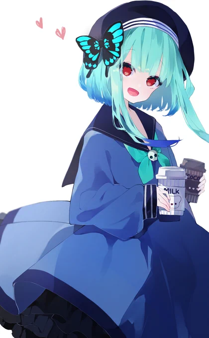 デート中のみものを買ってきてくれたるしあちゃん☺️

 #絵クロマンサー 