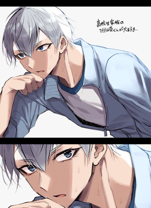 これはオスの男性の練習で描いたけど美少女(男)になってしまった高校生家族の洲崎くん 