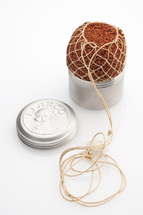 Early 20th century contraceptive sponge, c.1920. This sponge is ...