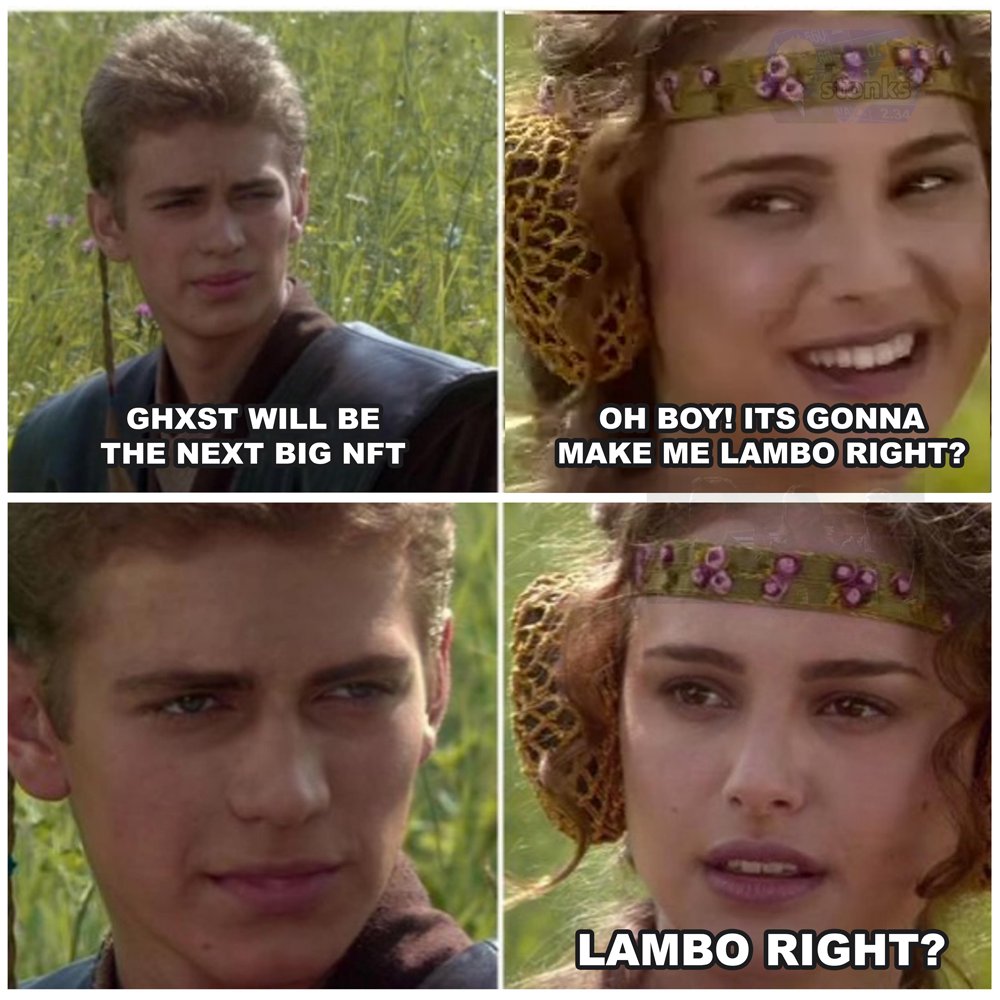 Deeew28's tweet photo. @Ghxsts Lambo Right? 🙂

@Ghxsts
 #NFTs #MemeContest https://t.co/BY4GsxPoc2