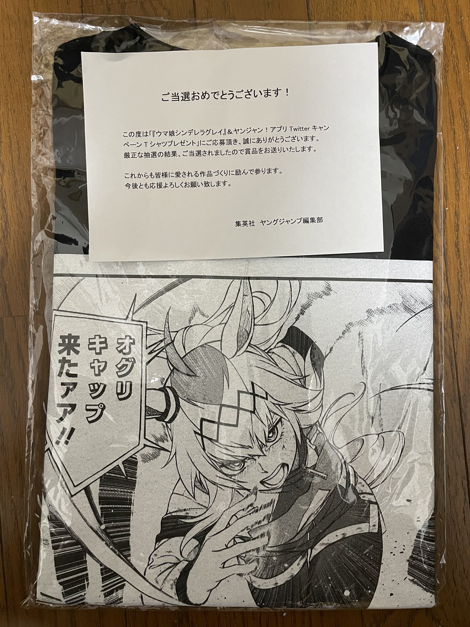 ウマ娘 シンデレラグレイ オグリキャップ 非売品Tシャツ