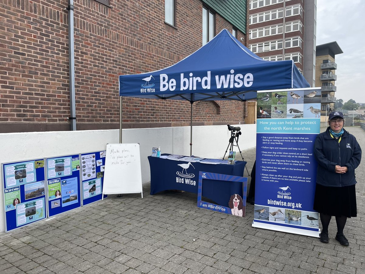 All set for the #festivalofchathamreach today, come and say hi to Julie & Hayley who have lots of birdy fun planned. #chatham #medway #sunpier #wearemedway #birdwise