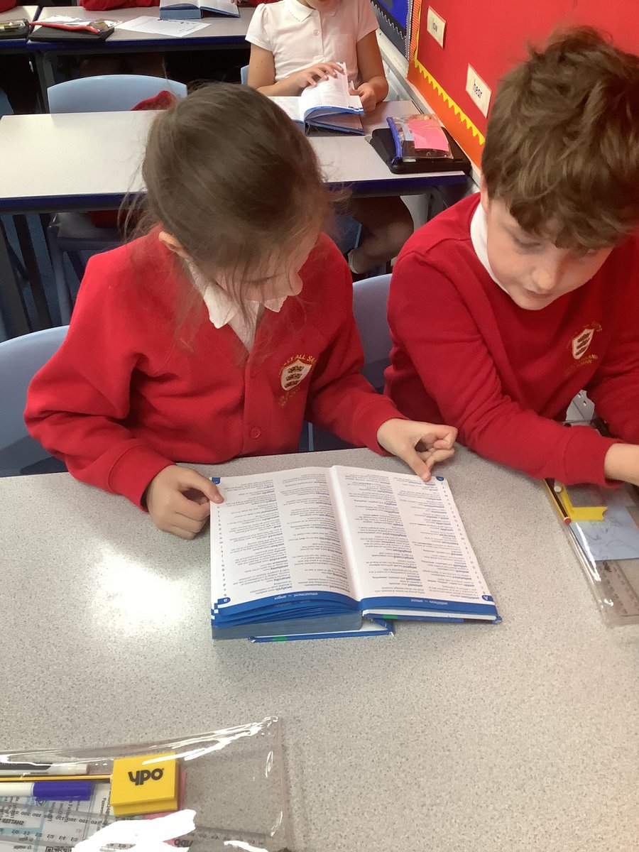 All_Saints_Sch_'s tweet image. Year 4 had a fantastic first week back learning how to use a dictionary! We played lots of games and now know how to find any word using a dictionary 📚👍🏼 #dictionarywork