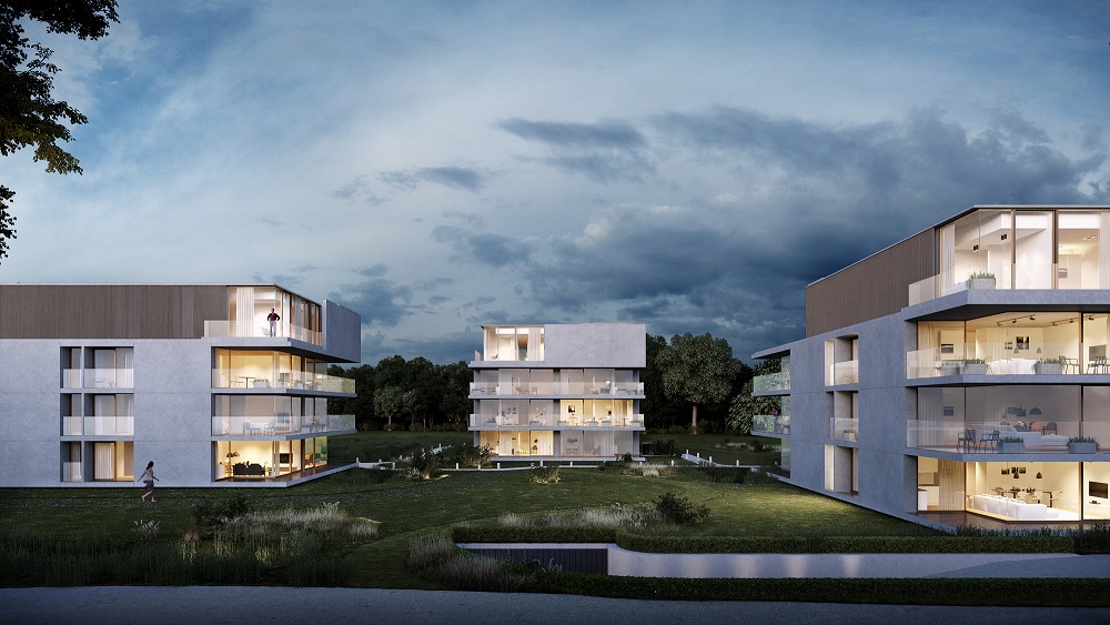 Benieuwd om ons woonproject RijvisscheHof te Zwijnaarde eens te beleven? Ontdek hier meer info over de ligging &amp; indeling en bekijk de visuals in detail:  bit.ly/3BMyPPw