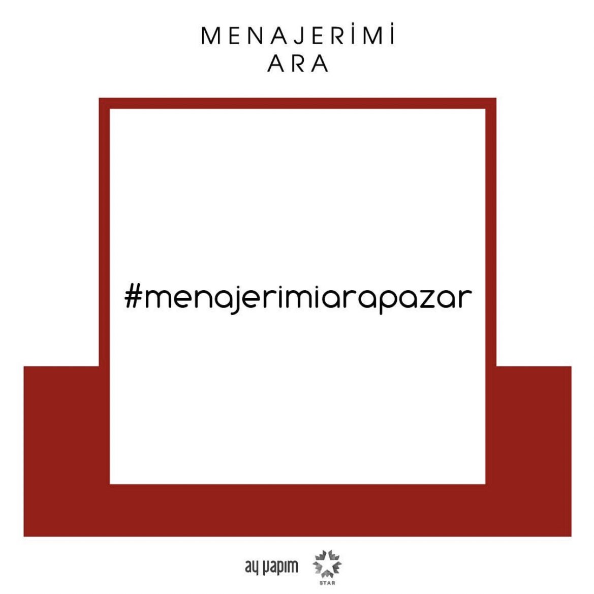 caIlmyagent's tweet photo. Yeni bölüm etiketimiz #menajerimiarapazar! Akşam görüşürüz 🤩 https://t.co/T4CFZZT560