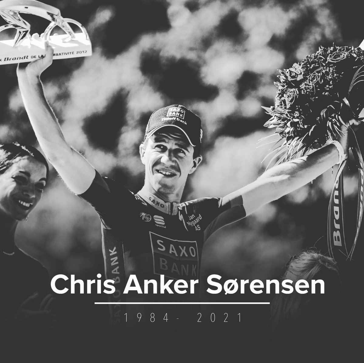 RIP Chris You will be missed by many. I will remember our last chat in the tour. What a good man. Thoughts are with his family and friends