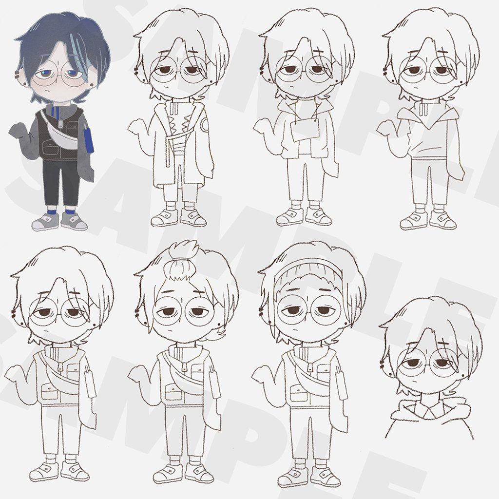 委託我妹設計了大食客的人設
她兩天內就完成了所有提案與工作
不管是速度還是完成度都沒得挑剔

對外還是需要一個形象會比較親切一點w
原本她是決定藍色 但後來還是食客紅最適合我
也畫了髮箍跟綁頭髮的差分 可以讓我拿去發文

總之以後會以這個形象繼續接案 未來還請各位多多指教~