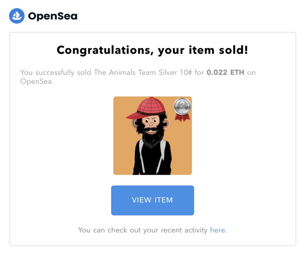 TheAnimalsTeam's tweet photo. New animal has been sold 🔥🔥

https://t.co/8SZnq3Oaxk

#opensea #openseanft #nft #nftart #nftcollector #nftcommunity #nfts #punk #cryptopunks #investment #cryptoart https://t.co/q1MHcgymuG