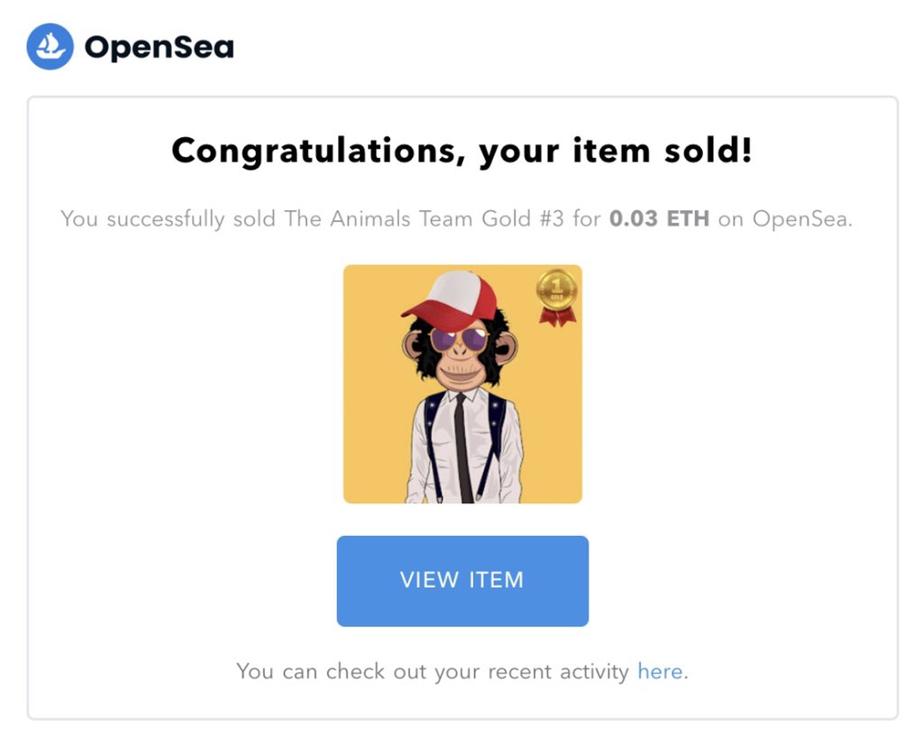 TheAnimalsTeam's tweet photo. New animal has been sold 🔥🔥

https://t.co/8SZnq3Oaxk

#opensea #openseanft #nft #nftart #nftcollector #nftcommunity #nfts #punk #cryptopunks #investment #cryptoart https://t.co/Ckx9rE4jXL