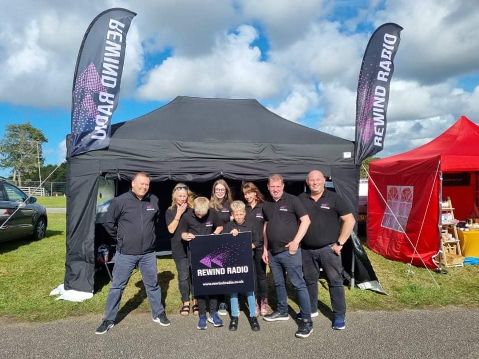 RewindCornwall's tweet photo. Team photo from the stand today #rewindradio #rewindcornwall #newradiostation #ondab https://t.co/qRIy4tzrFn
