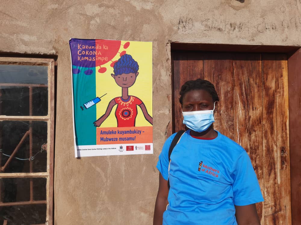 Let the users be the creators.
Empowerment: the <a href="/mothersofafrica/">mothersofafrica</a> way.
#COVID19 #GetVaccinated #CommunityAmbassadors

Job Mwanza &amp; MoHSS Zambia #southernprovince #Siavonga <a href="/PhoenixCUni/">Phoenix Project</a> <a href="/cardiffuni/">Cardiff University</a> @mainchrisglynn <a href="/walesintheworld/">Welsh Government International 🏴󠁧󠁢󠁷󠁬󠁳󠁿</a> <a href="/WCVACymru/">WCVA | CGGC</a> #Tonga 
Photos with written permission.