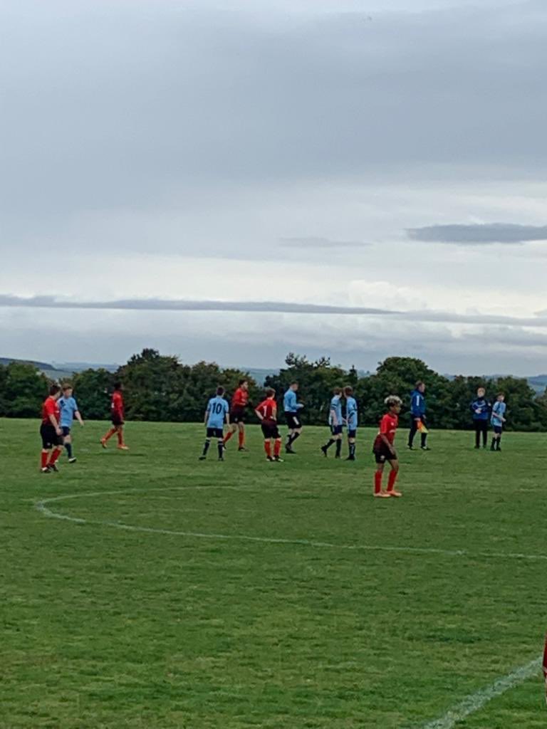 Me: Ref do you have another top? 
Ref: No
Me: Ill give you a bib
Ref: if you told me the colours then I would of took another one
Me: I sent you an email 
Ref: there’s a shortage of tops so I’m in blue

Me during the game, STOP MARKING THE REF! 😡 rules to suit! SHAMBLES