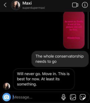 TSBrit114's tweet photo. Pic shows Maxi's Team C view pre-Free Britney. Wud he believe if Sam didn't? Sam's complicit 2. In later interview M sed Brit wanted c-ship but relaxed.
Jun '21: Britney blew that BS out of the water.
I guess Maxi/Sam hav a say in her c-ship as they stand 2 lose money? SMH ๐ https://t.co/Y9ci8OCKwK