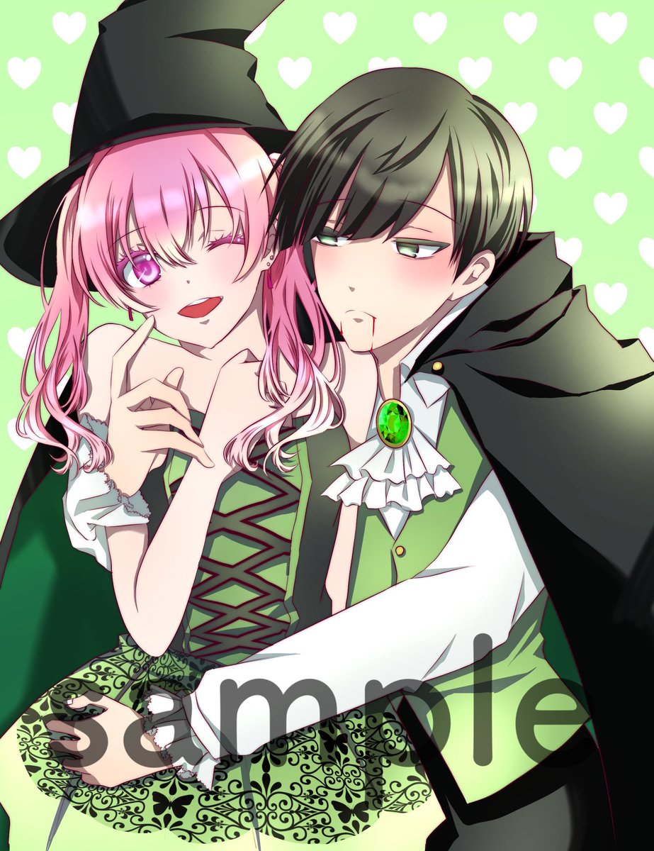 丁寧塗り・腰上構図おまかせで描かせていただきました。 コテキャ様の