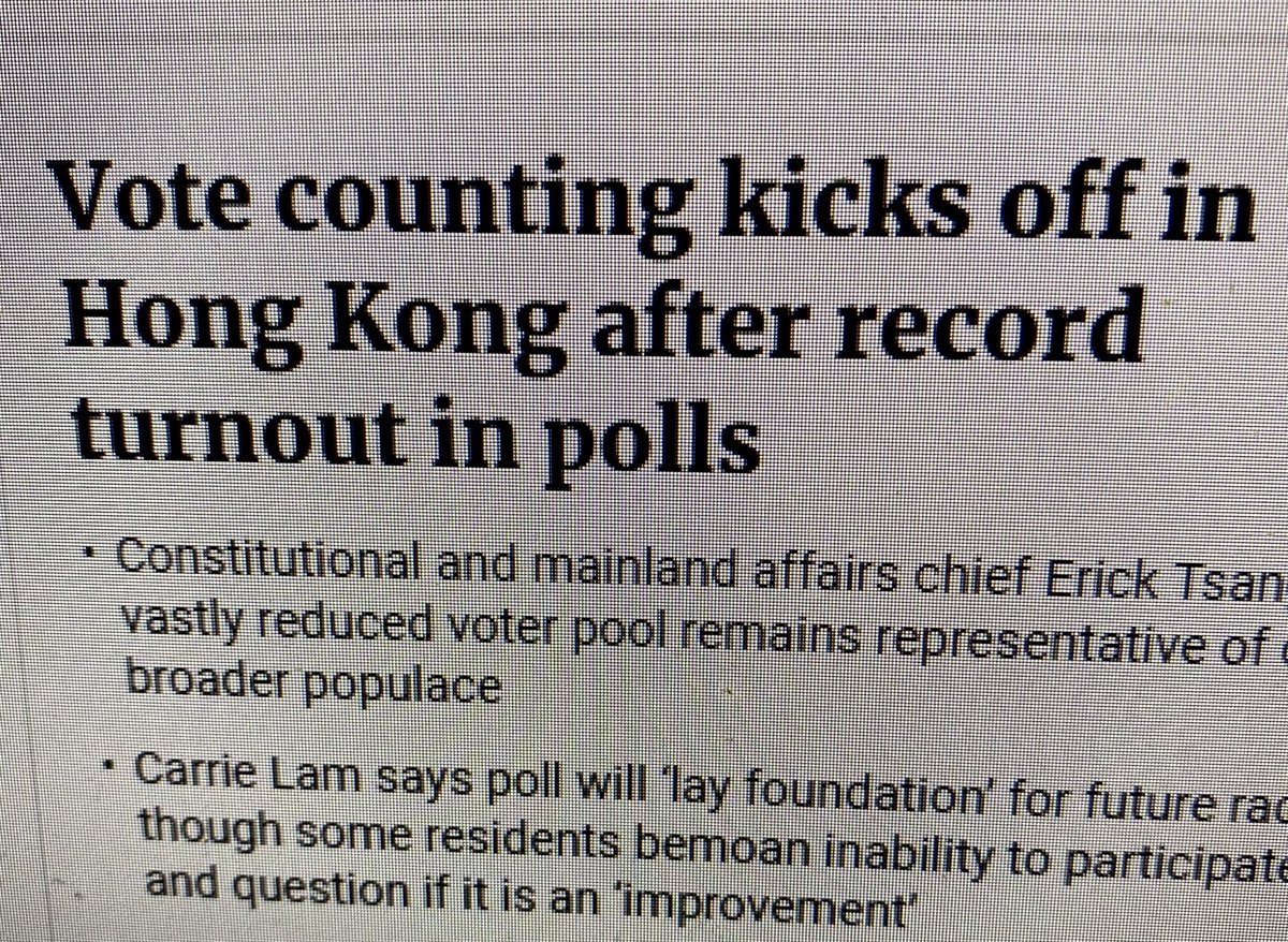 Record turnout. And I was like, wow!