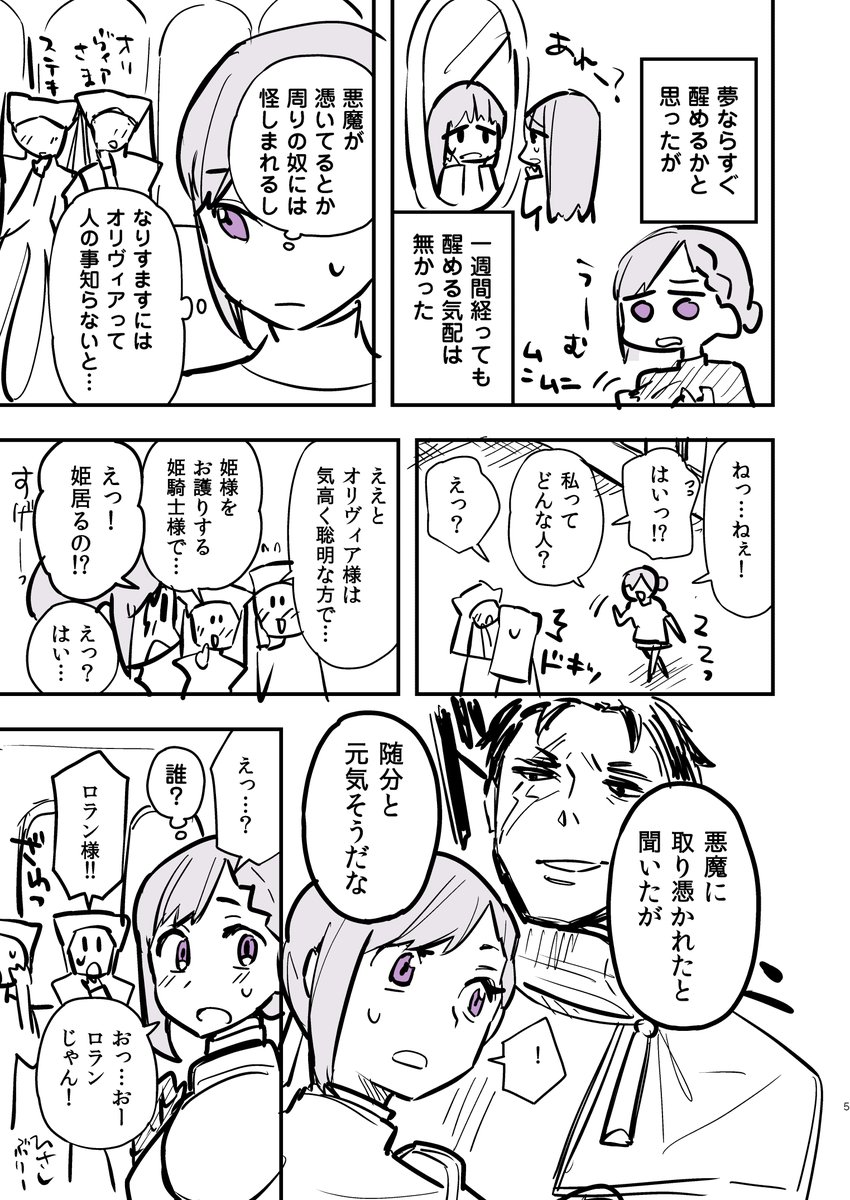 目が覚めたら姫騎士になってた話① 