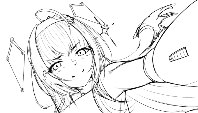 久々に描いてるわねうにはば 