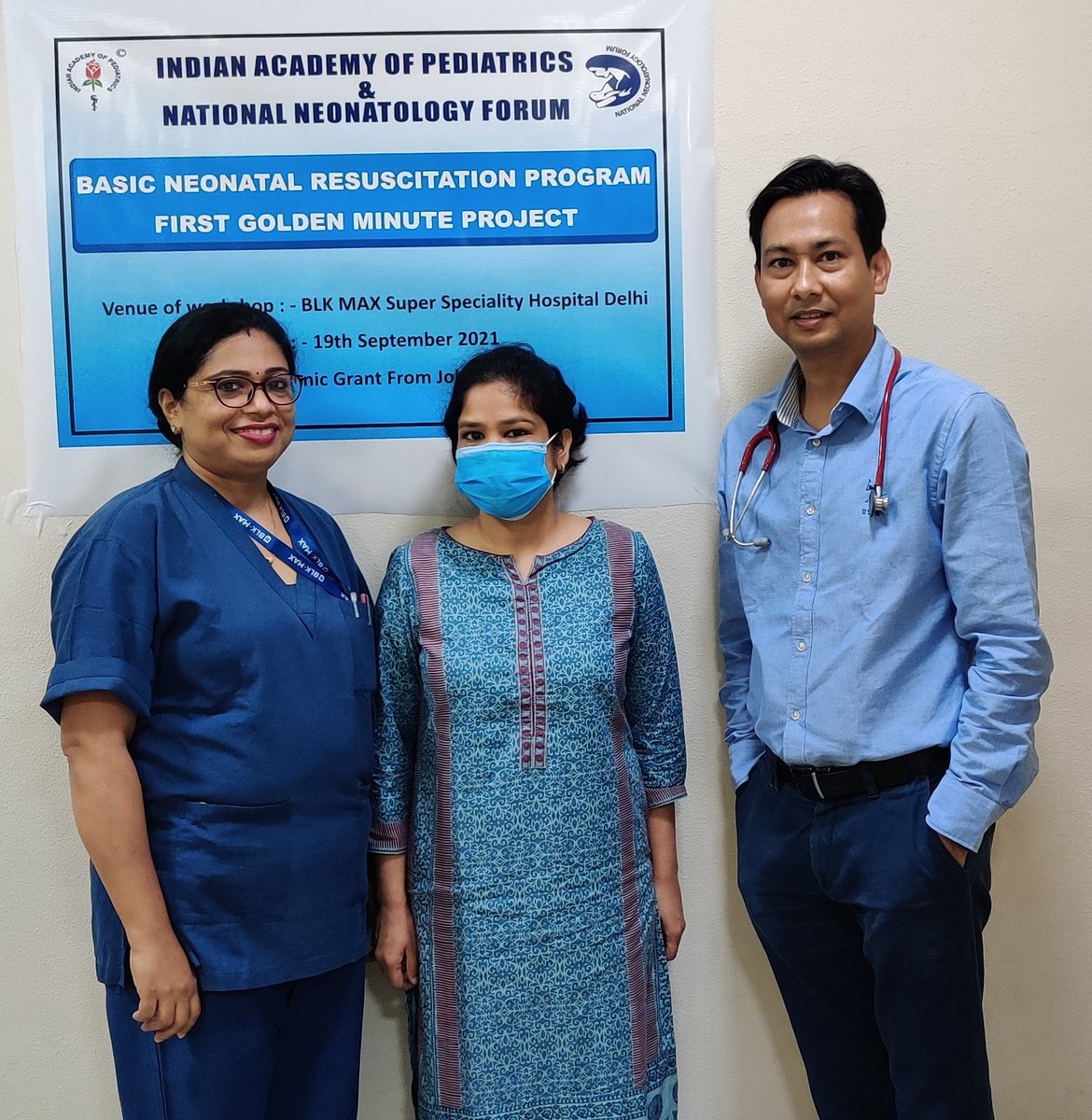 BLK MAX Super Speciality Hospital Delhi  in association with Nnf Delhi  successfully organised
NRP WORKSHOP- UNDER IAP NRP FGM PROJECT

DATE 19TH SEPTEMBER

Thanks to all faculty
Course Coordinator
Dr Kumar Ankur