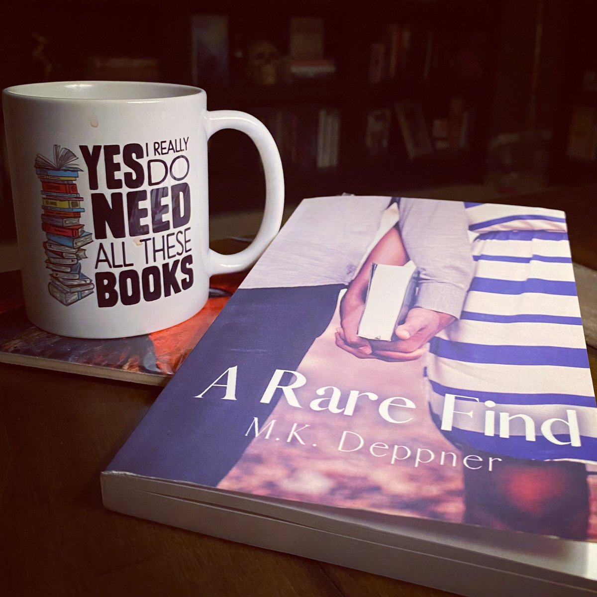 woffordleejones's tweet photo. A Rare Find is turning out to be a gem of a read. #ararefind #mkdeppner #mkdeppnerauthor #romance #romancebooks #romancebook #romancebookstagram #lovethisstory #tbr #tbrpile #beautifulstory https://t.co/lf3couOWnL