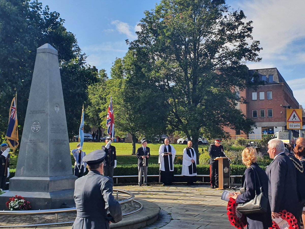 The sun was shining this morning, whilst <a href="/WestMidsFire/">West Midlands Fire Service</a> remember those that fought in the Battle of Britain 81 years ago today.