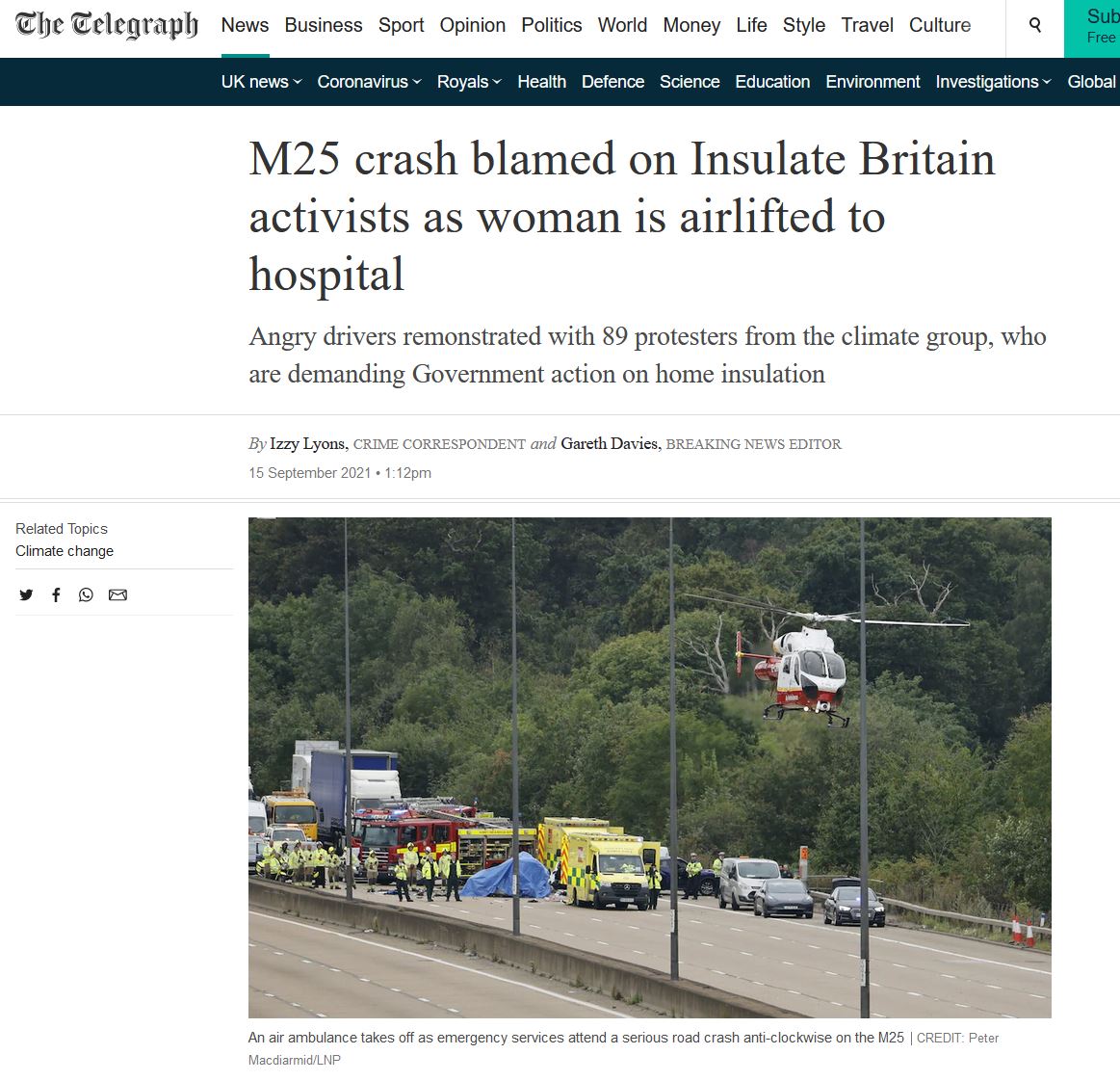 jimmy_1975's tweet photo. Caroline Lucas gives #m25protest the thumbs๐- Resulting in multi-vehicle pile up on M25 - https://t.co/Np3JXWySlV