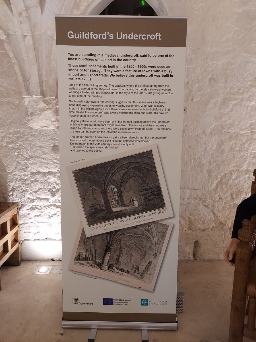 Ever fancied visiting the Undercroft on #Guildford High Street?

Now's your chance! It's open for <a href="/heritageopenday/">Heritage Open Days</a> weekend. 

#isupportguildford #hod2021