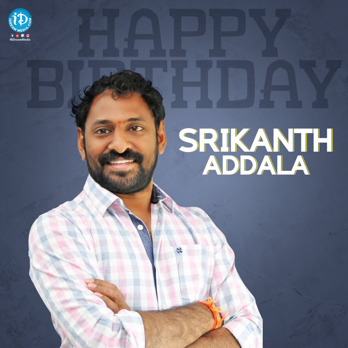 TFIMovieUpdates's tweet image. Happy Birthday Talented Director #SrikanthAddala 

#HBDSriKanthAddala 
#HappyBirthdaySriKanthAddala