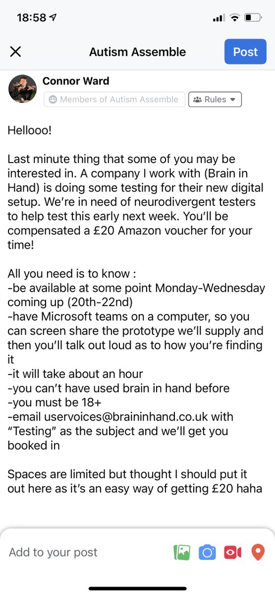 Anyone up for this? Representation matters in all areas, even testing ^__^