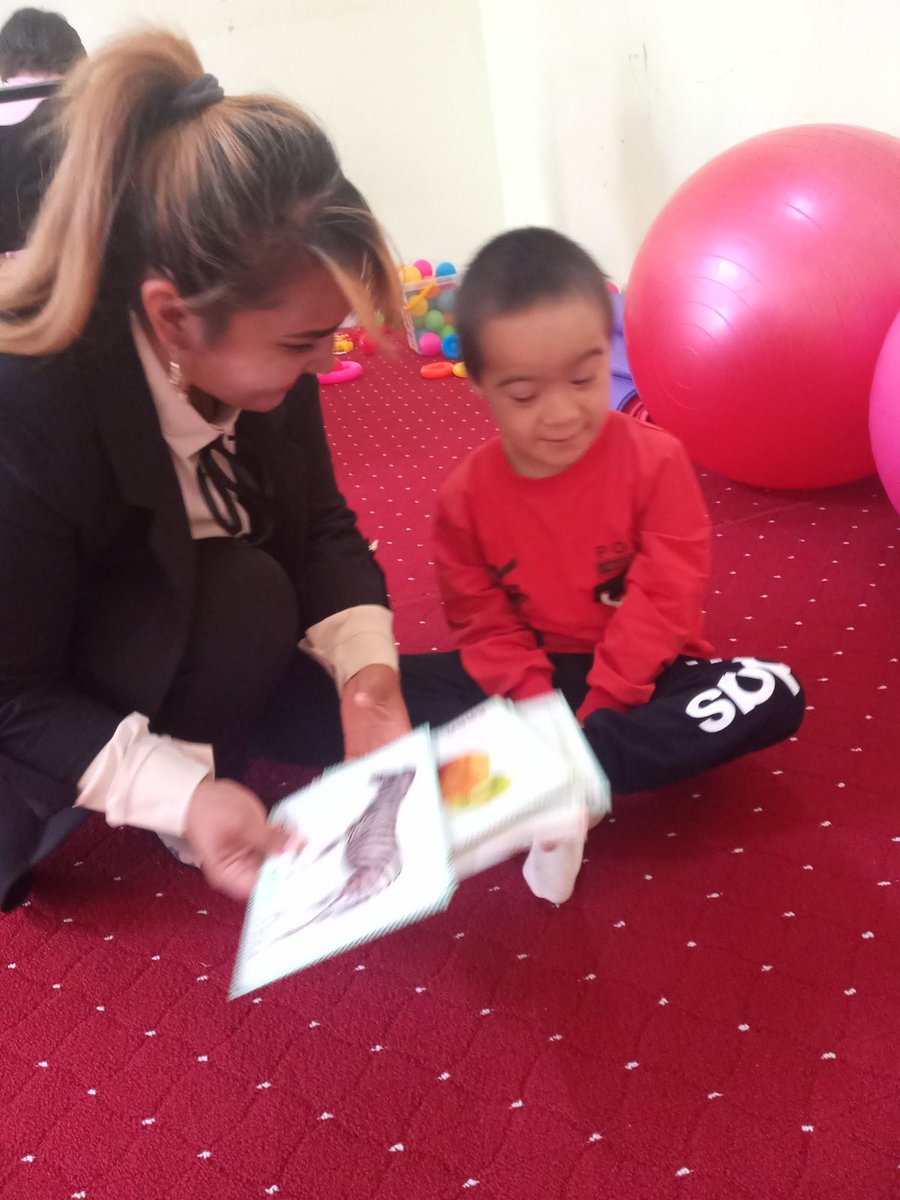 Our doors are open to children again. Lovely to see them running with a big smile to their therapies. Our Center is a happy place for our gorgeous children and adults. #Downsyndrome #Tajikistan #khujand #downsyndrometajikistan #nazaridigar
