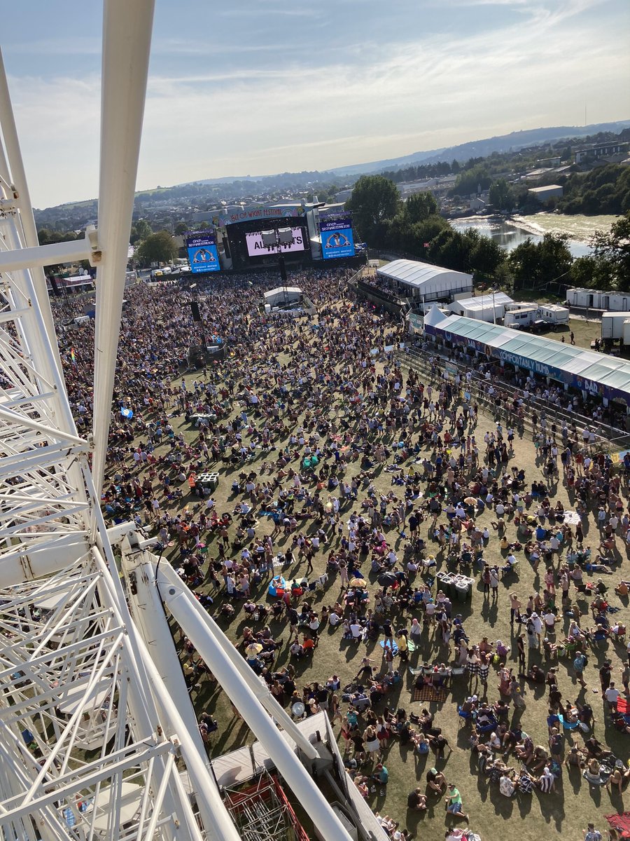 A birds eye view on the wheel at #IOW2021 #cinchxIOW