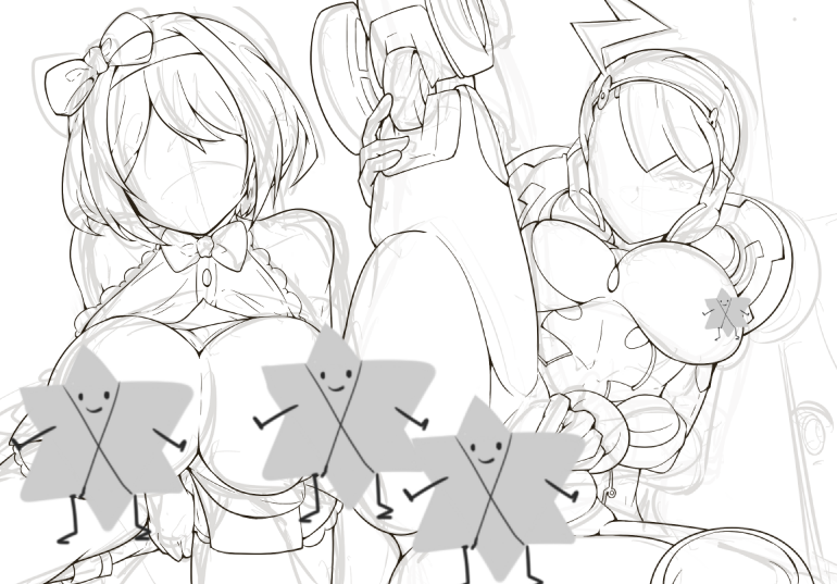 Skeb頑張って作業中…… 
