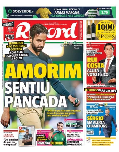 valentetony's tweet photo. #sportsmedia #jornalismo #escolhaseditoriais #vendenãovendemasvende #sportsnewspapers #covers
Hoje temos novamente dois desportivos a darem capa à atualidade D-E-S-P-O-R-T-I-V-A, parabéns a @FPimenta13 e restante comitiva #fpcanoagem e a @JooAlmeida98, @abolapt e @ojogo https://t.co/uuZw5lwB6y