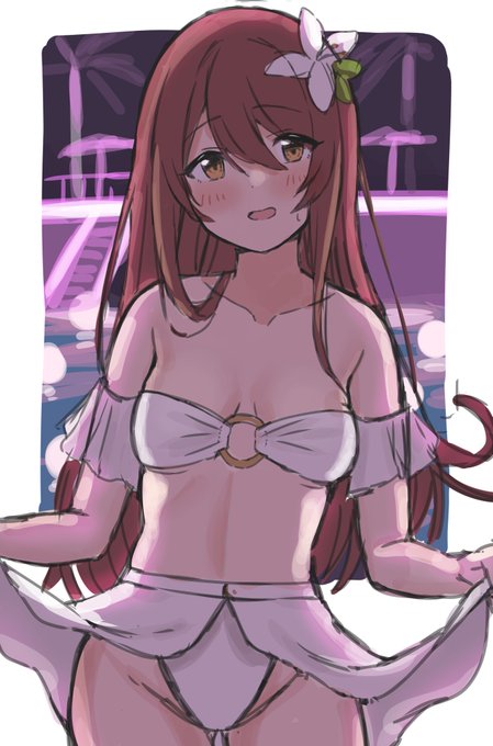 ナイトプール描きたい 