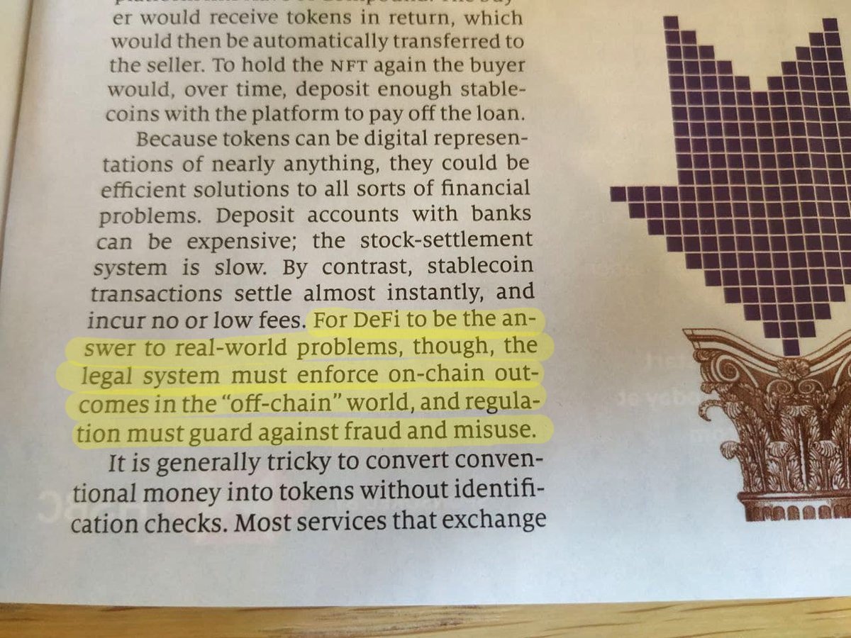 mtpelerin's tweet image. Sounds familiar? That kind of view is at the heart of why we&apos;ve made #BridgeProtocol in the first place. Tokenized assets will be the bridge between #DeFi and real-world needs.