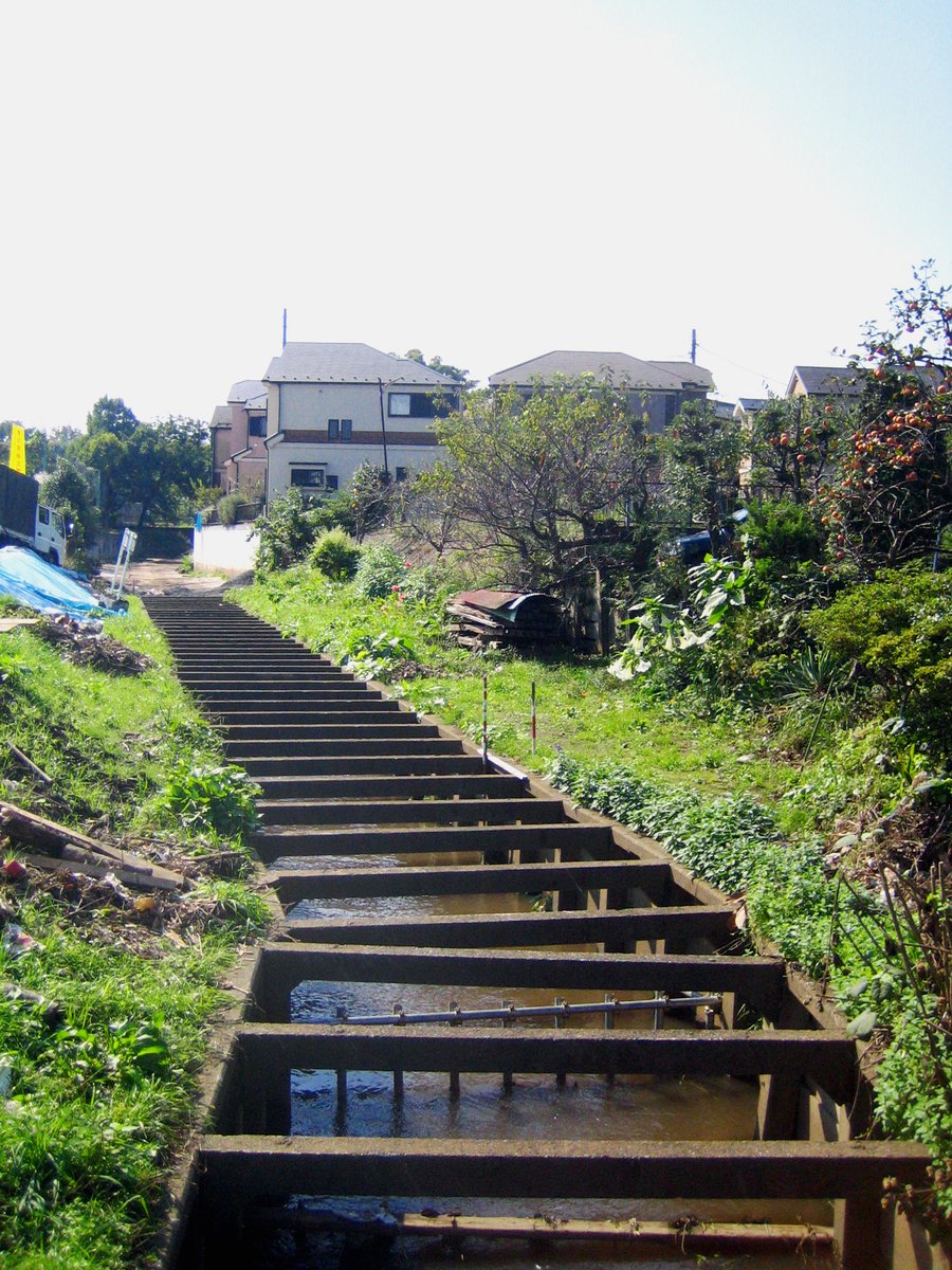 hondaso's tweet photo. 柳橋上流の黒目川、2008年vs2021年。左が昔の姿。改修工事中で水が濁っている。このような改修なら、悪くはないよね。

#水路萌え #黒目川 #暗渠 ではない https://t.co/fKku0yIjBp