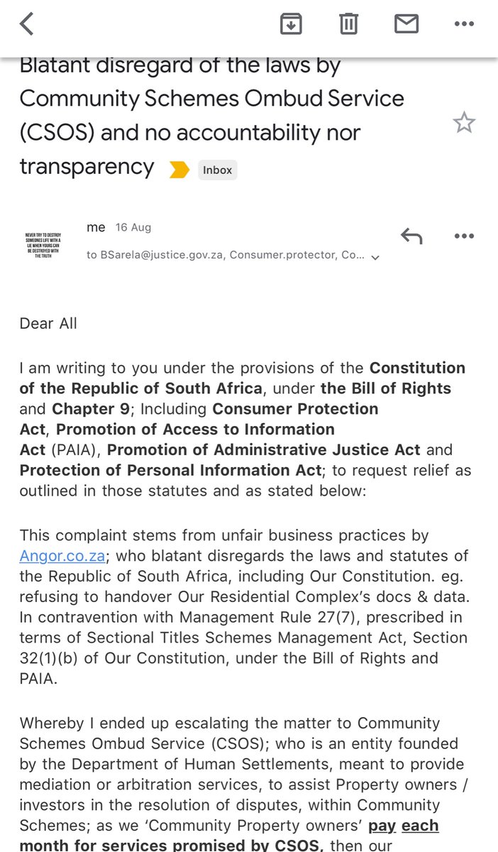 NewNameLoading2's tweet photo. When we say “Community Living in South Africa is a SCAM and its Ombudsman is non existent‼️”
👇🏾 This is what we mean! Where’s @CSOS_SA 

@LebogangMaile1 #DisbandCSOS it’s no longer serving the purpose, given it ever did
#ShutCSOSdown
#CloseCSOSdown https://t.co/ArERL9dJ0D