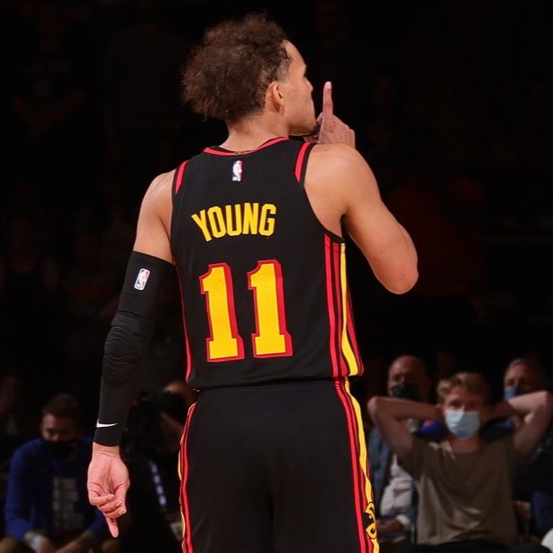 Trae Young Atlanta Hawks Unsigned 2021 NBA Conference Semifinals Go-Ahead 3-Point  Shot Photograph