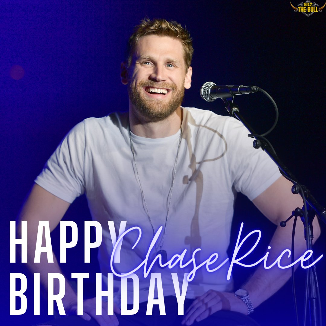 Happy Birthday Chase Rice!!  Listen to Chase Rice Radio to celebrate here:  