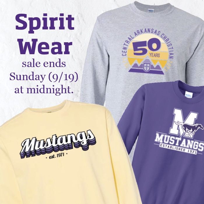 The first day of fall is Sept. 22, and that means cooler temperatures are (hopefully) around the corner! Does the CAC Spirit Wear section of your closet reflect the new season? Your FINAL chance to shop these designs and others ends tonight! Shop here: bit.ly/CACspiritwear21.