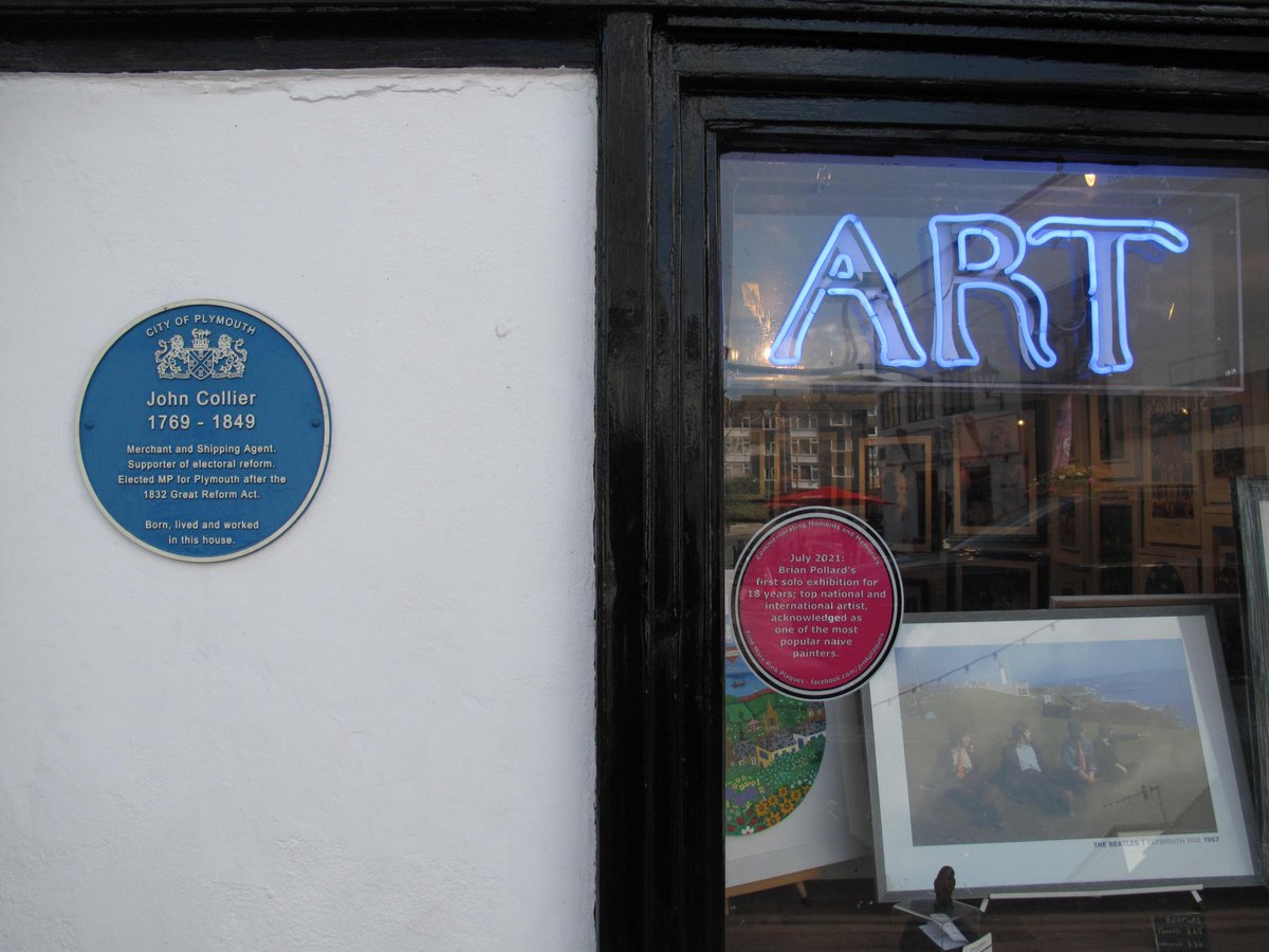 As the Pink Plaque project draws to a close this week we will continue to share plaque commemorations here on the page! Thank you to <a href="/kayagalleryltd/">Kaya Gallery</a> for hosting this Pink Plaque alongside their blue heritage plaque and brill neon sign -Pink Plaques-sponsored by <a href="/mayflower400uk/">Mayflower 400 UK</a>