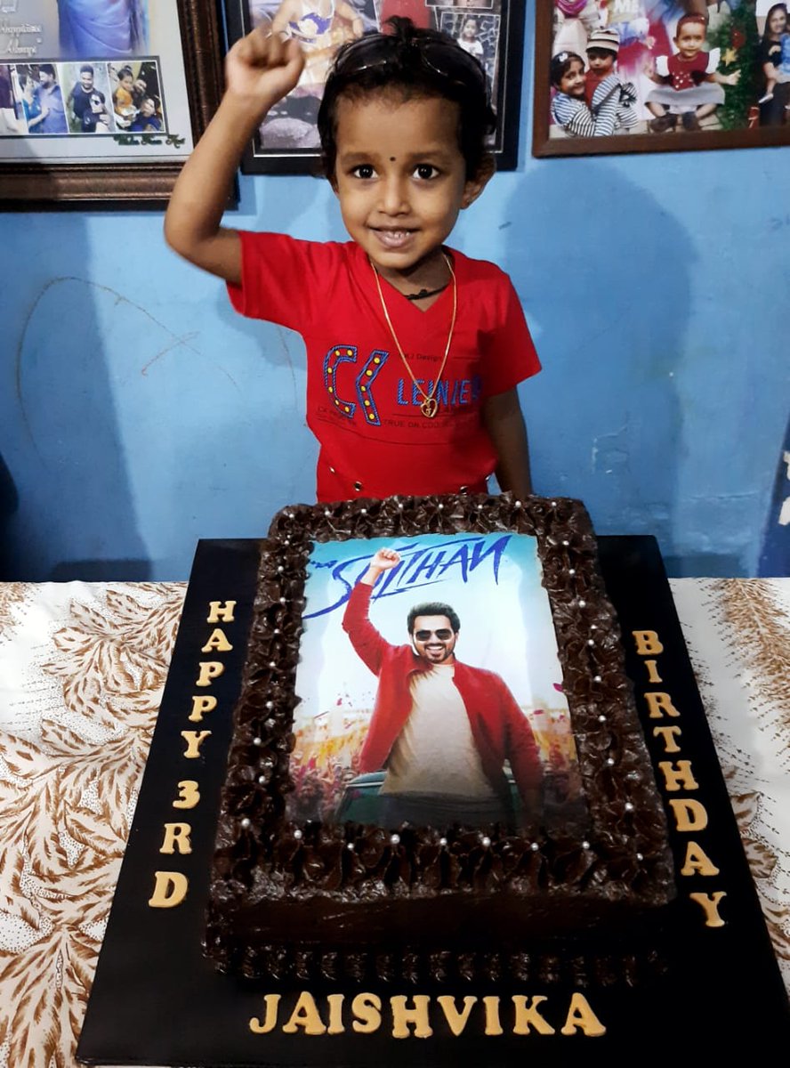 @Karthi_Offl #Sulthan Fan
3yearsoldBaby#Jaishvika 
Birthday Celebration❤
#JaiSulthan @prabhu_sr