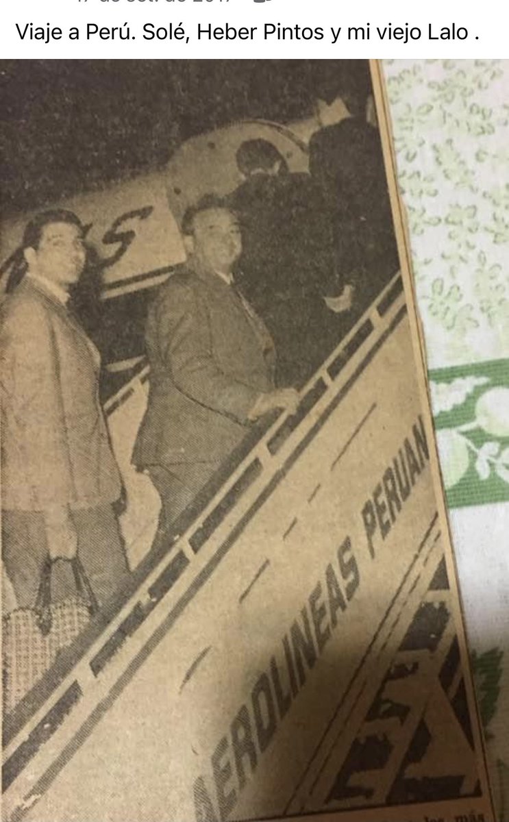 Viaje a Perú. Solé, Pinto y mi viejo , Lalo Fernández