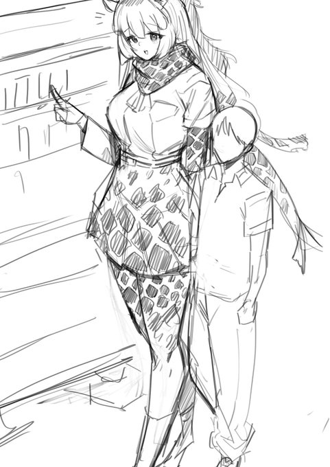 これは試し書きして「2mアミメキリンいいかも…」と思った奴です 