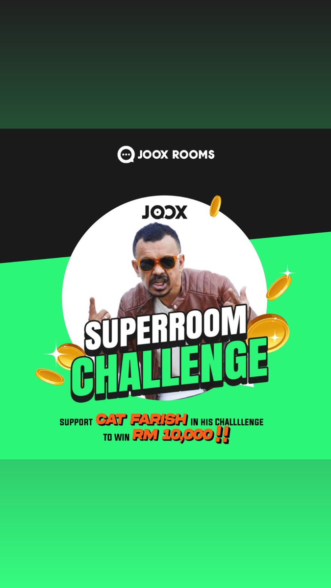 Jom join Joox live! Borak bersama CAT FARISH! Malam ni pukul 9pm, SUPERROOM ACE TALENTS 🔥
Tekan link dibawah 👇🏻
open.joox.com/s/rd?k=Z8FdG