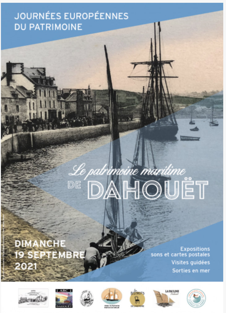 #jep21 Sur le port de Dahouet jusque 18 h ! #patrimoine #bretagne