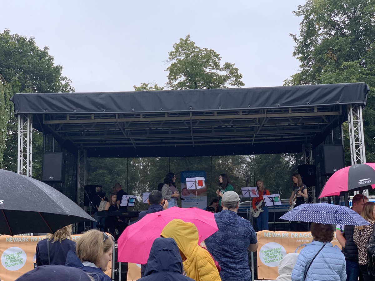 NGHSmusic's tweet photo. Our Year 11 @NottmGirlsHigh band Mediocre put on a great show in Newark this afternoon raising money for @CBNtweets. Our huge thanks to the girls and @timmygharris for all that they do. #musicinthecommunity https://t.co/YZZsK7kQuM