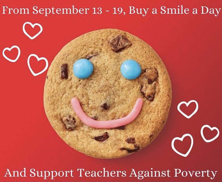 Last day to #giveasmile and support TAP Renfrew!! Thank you, thank you, thank you to all those who have already purchased cookies! ❤️
